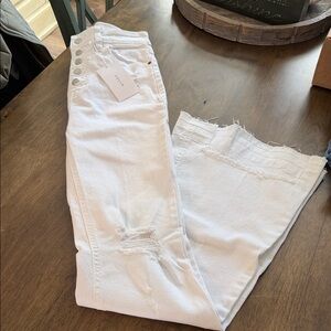 BNWT!!! Cello white flare jeans!